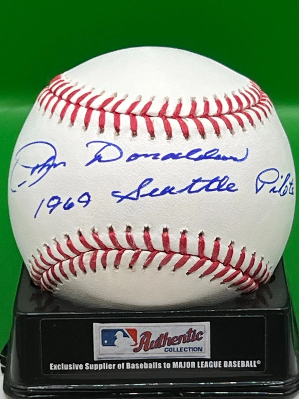 JOHN DONALDSON SEATTLE PILOTS 1969    SIGNED OML BASEBALL