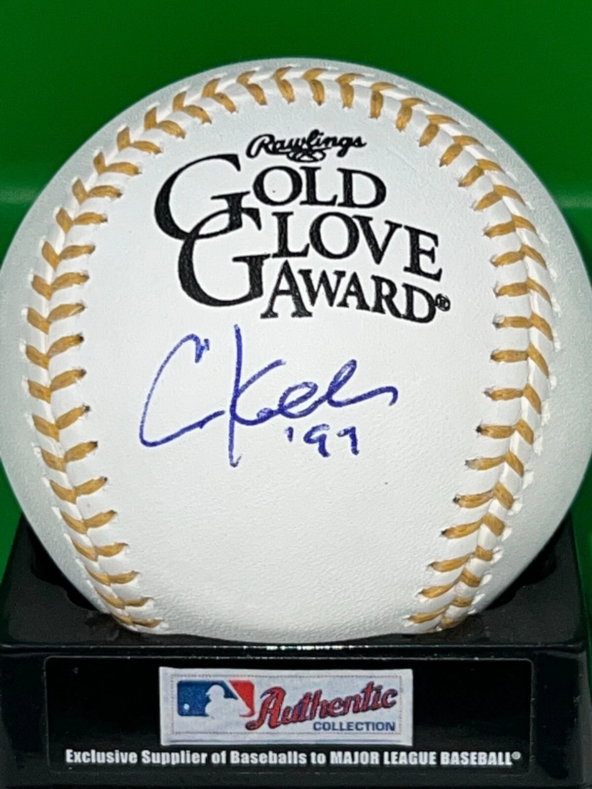 CHUCK KNOBLAUCH  MINNESOTA TWINS   PSA/DNA  GOLD GLOVE  SIGNED OML BASEBALL