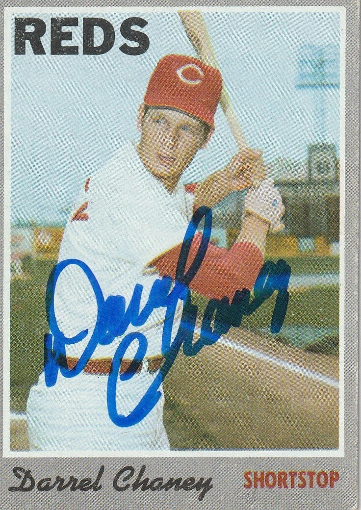 DARREL CHANEY  CINCINNATI REDS 1970 TOPPS CARD #3