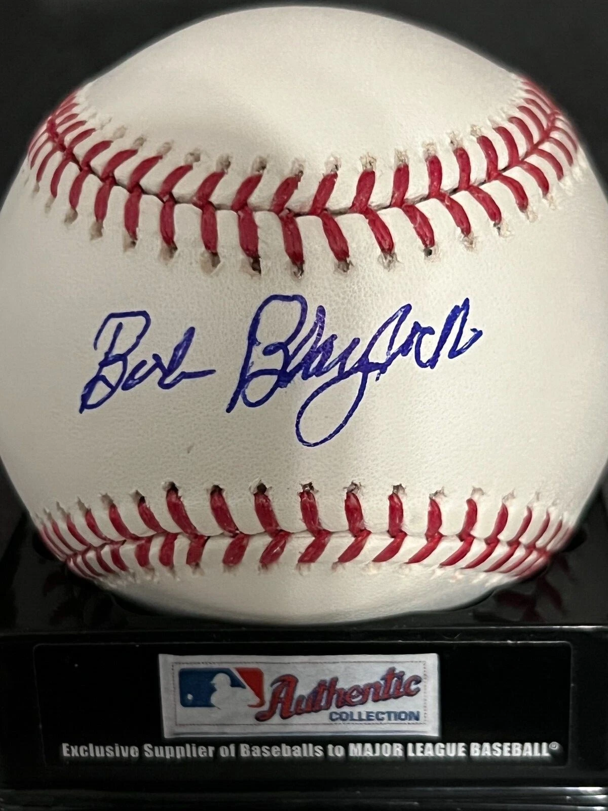 BOB BLAYLOCK  ST. LOUIS CARDINALS   SIGNED OML BASEBALL