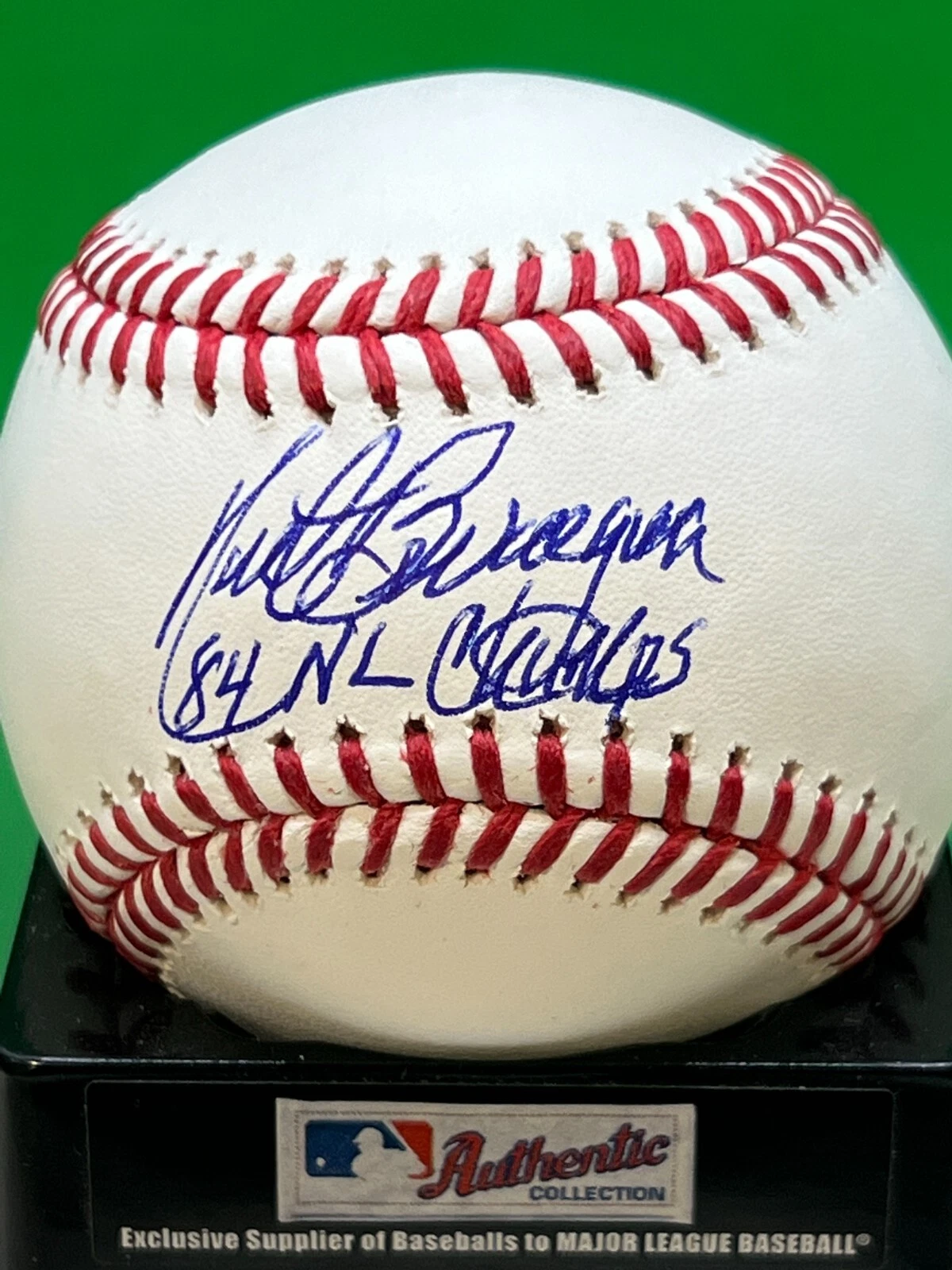 KURT BEVACQUA  SAN DIEGO PADRES 1984 NL CHAMPS  SIGNED OML BASEBALL