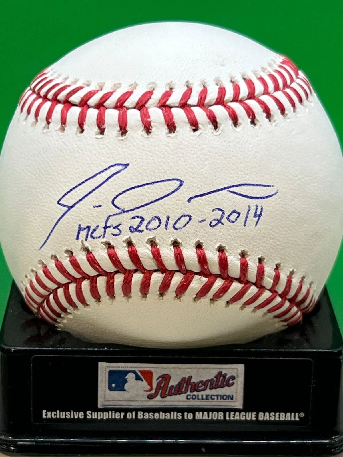 IKE DAVIS NEW YORK METS 2010-2014  SIGNED OML BASEBALL