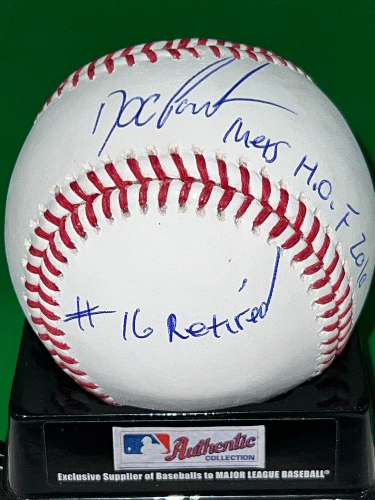 DWIGHT GOODEN NEW YORK METS  #16 RETIRED / METS HOF 2010  SIGNED OML BASEBALL