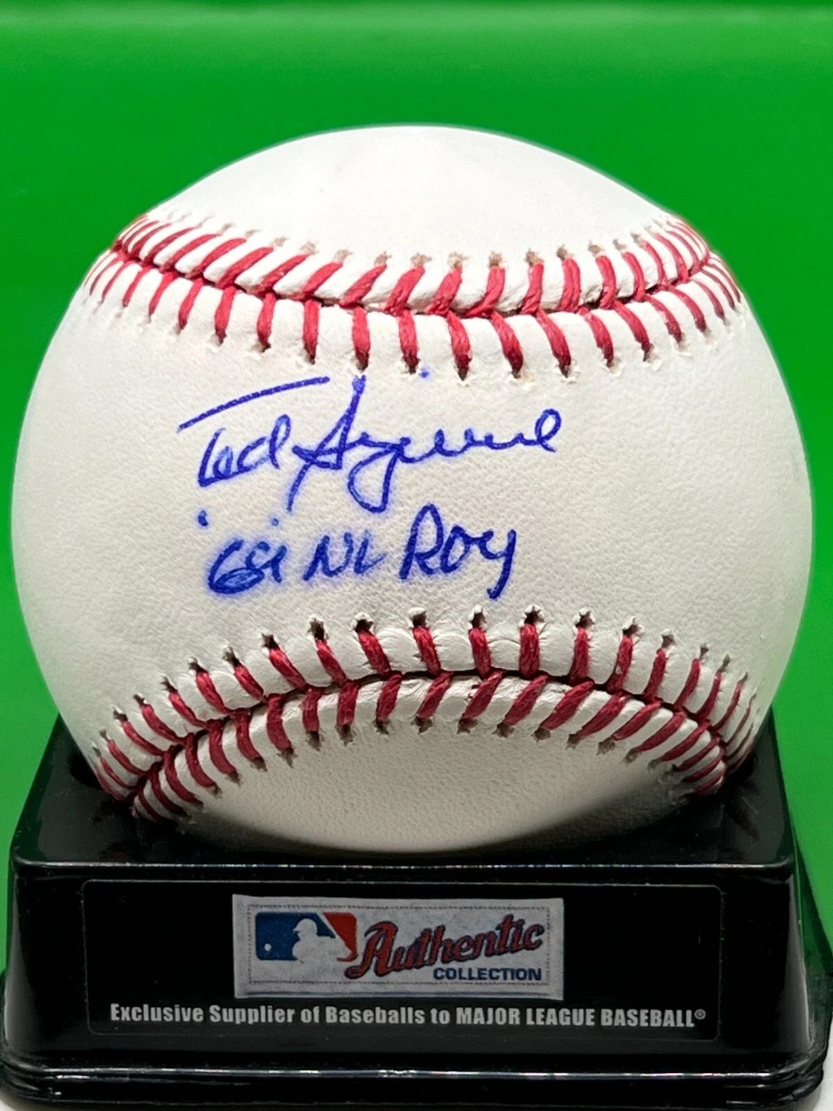TED SIZEMORE  LOS ANGELES DODGERS  1969 NL ROY   SIGNED OML BALL