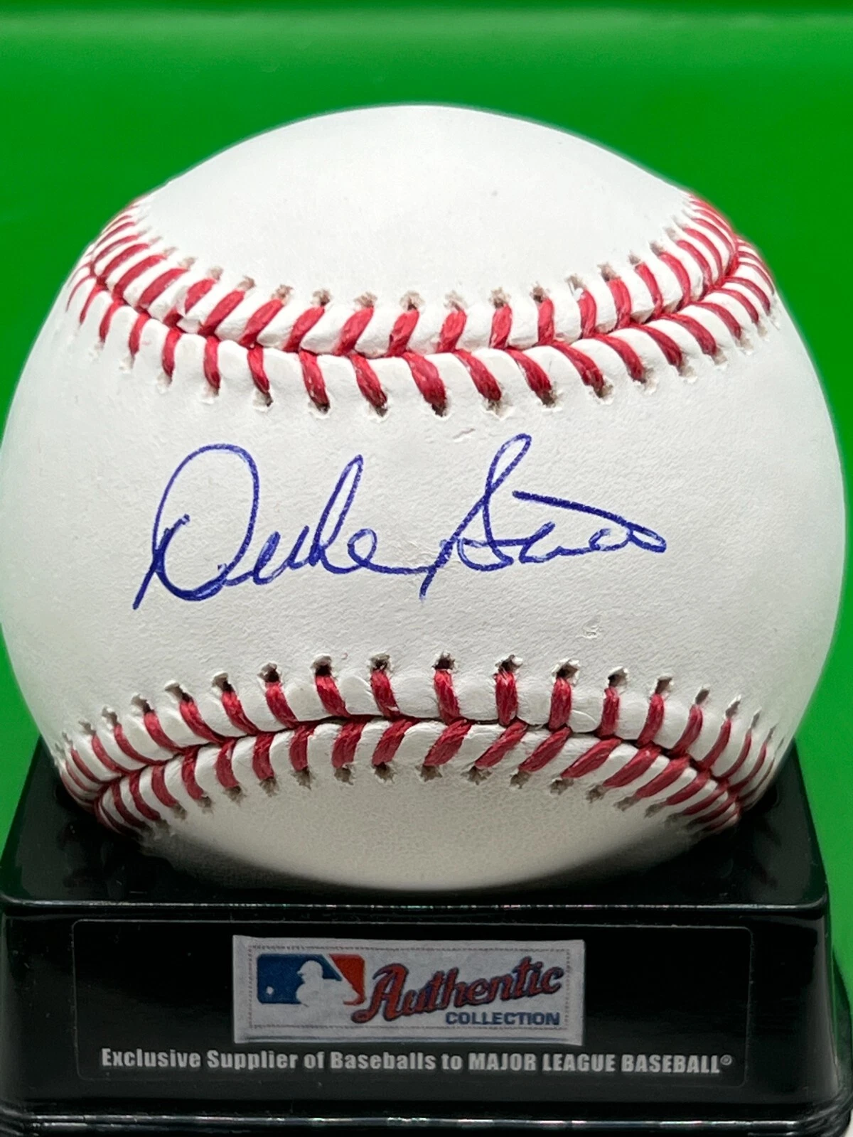 DUKE SIMS LOS ANGELES DODGERS / CLEVELAND INDIANS  SIGNED OML BASEBALL