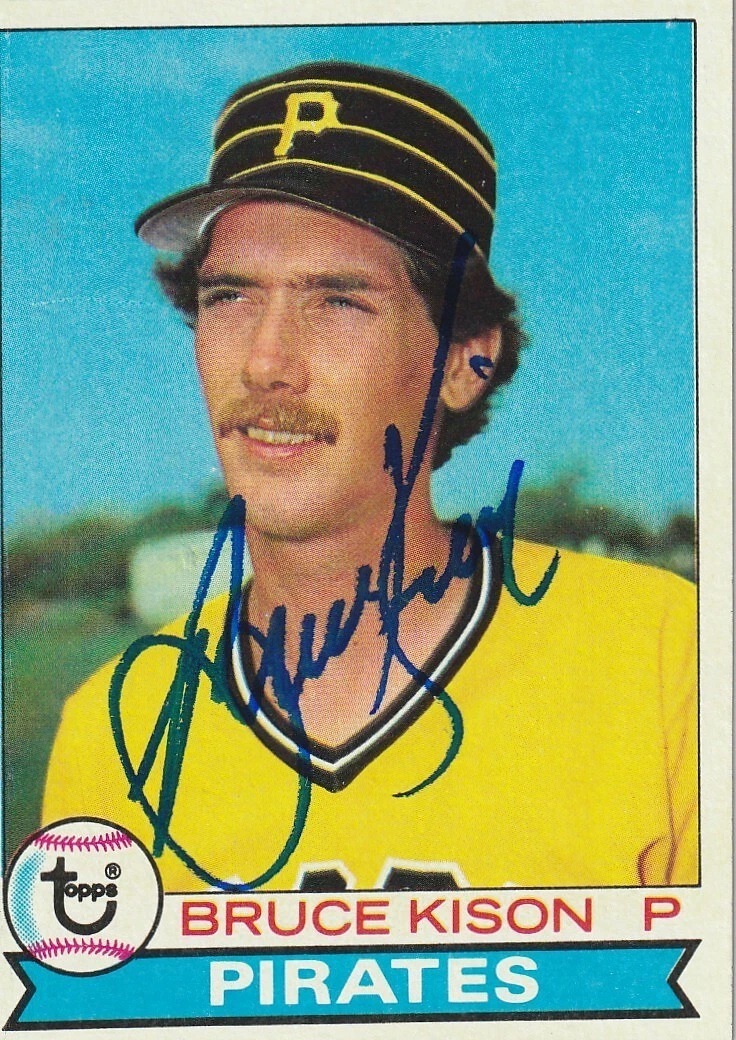 BRUCE KISON PITTSBURGH PIRATES SIGNED 1979 TOPPS CARD #661