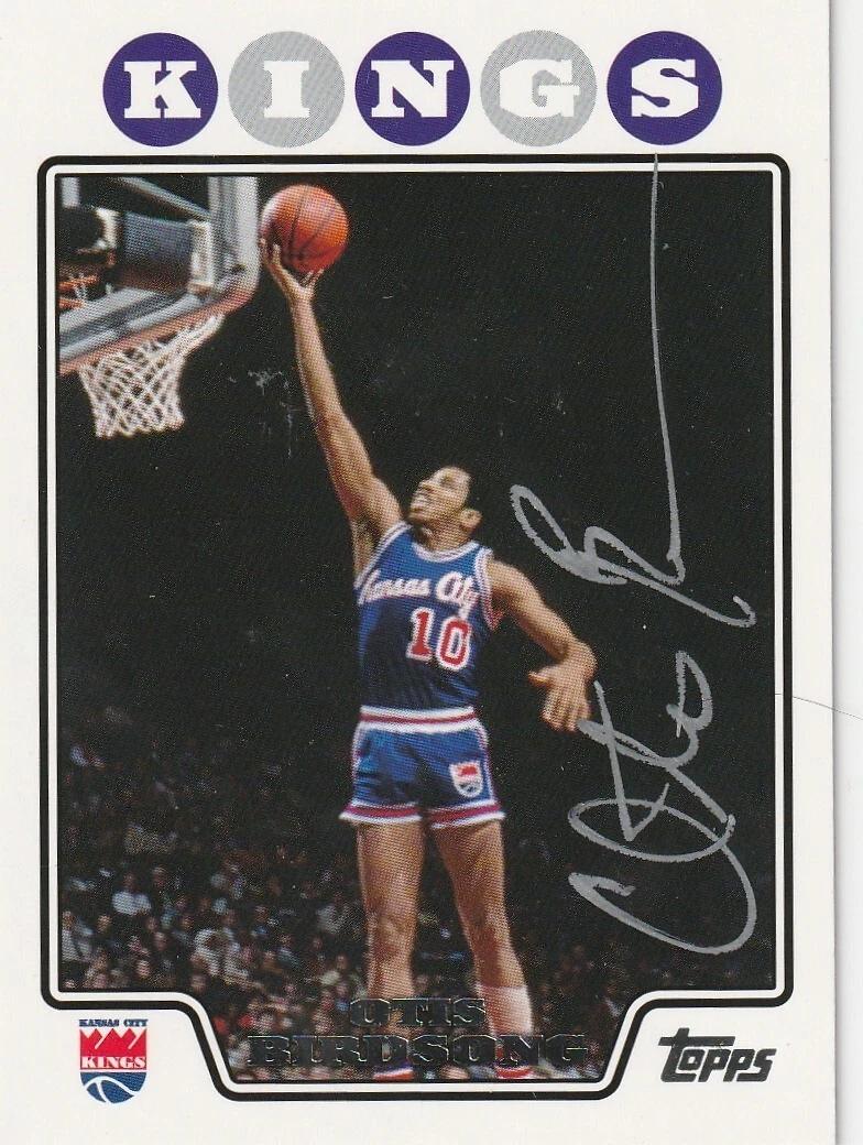 OTIS BIRDSONG KANSAS CITY KINGS  SIGNED 2008 TOPPS CARD #187