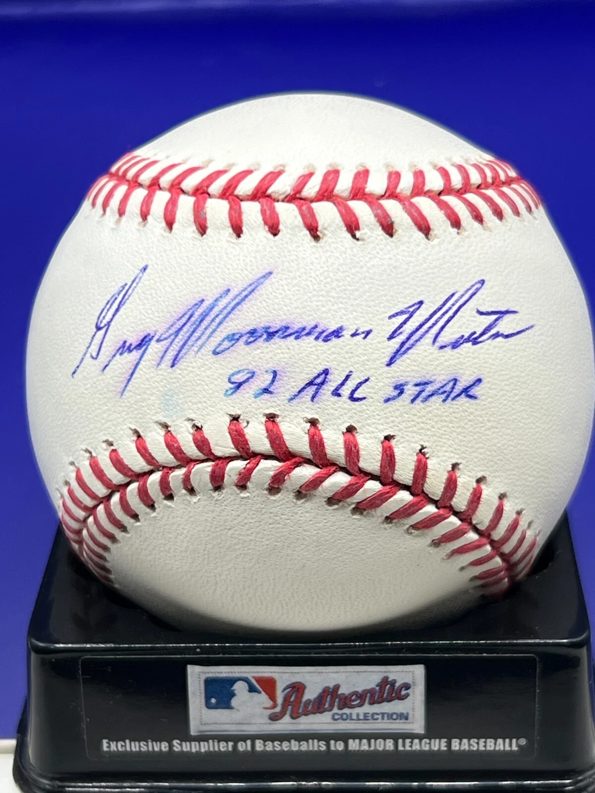 GREG MINTON  SAN FRANCISCO GIANTS  82 ALL STAR   SIGNED OML BASEBALL