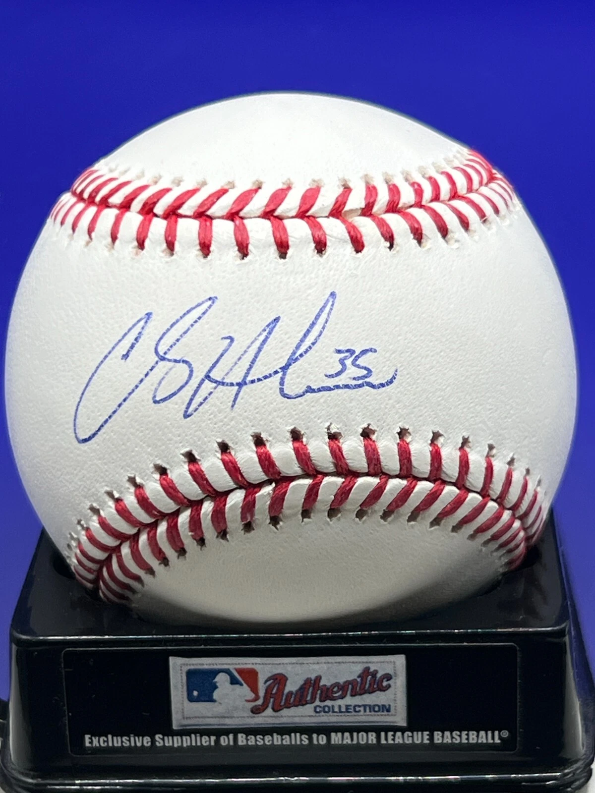 CLAY HOLMES  NEW YORK YANKEES MLB AUTHENTICATED SIGNED OML BASEBALL