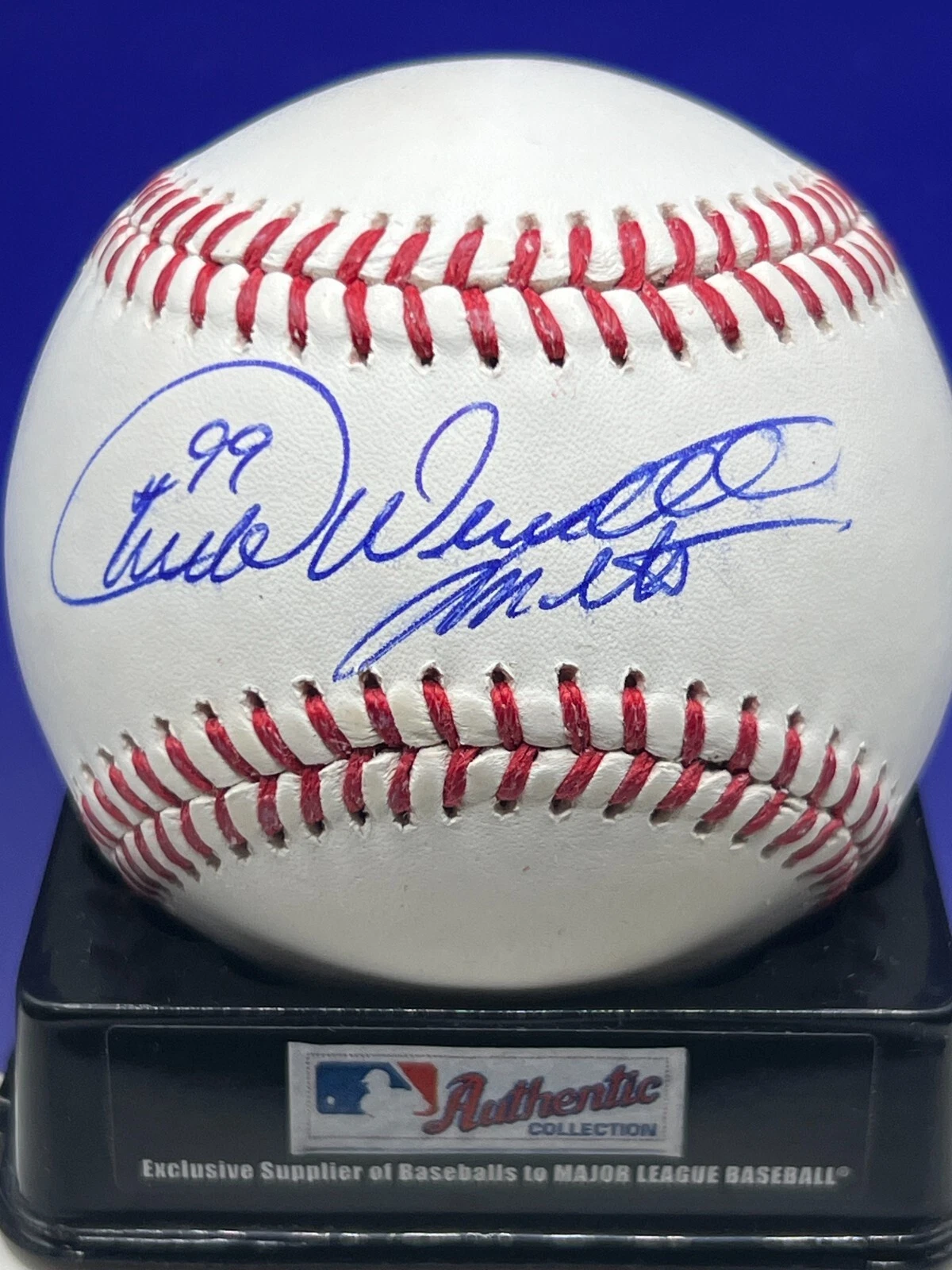 TURK WENDELL NEW YORK METS   SIGNED OML BASEBALL
