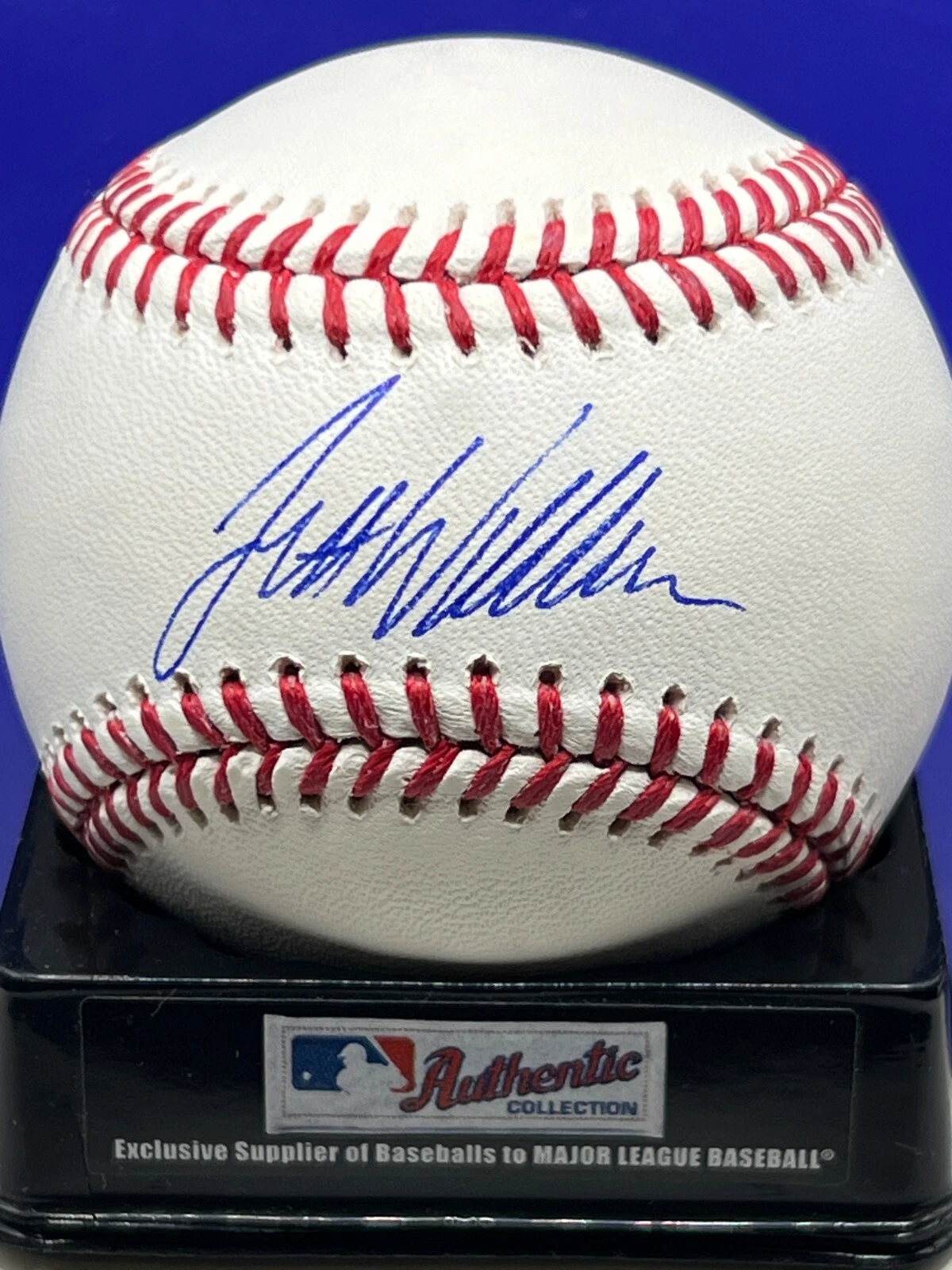 JETT WILLIAMS NEW YORK METS  SIGNED OML BASEBALL