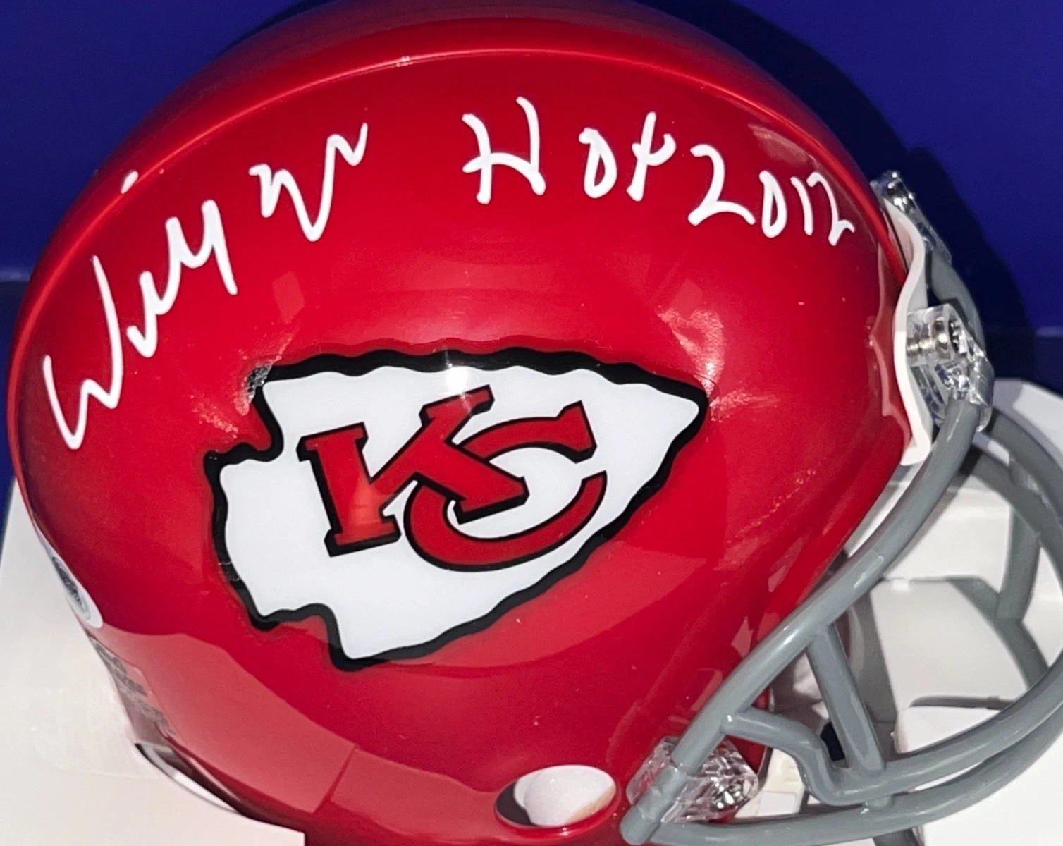 WILLIE ROAF KANSAS CITY CHIEFS HOF 12  JSA AUTHENTICATED SIGNED MINI