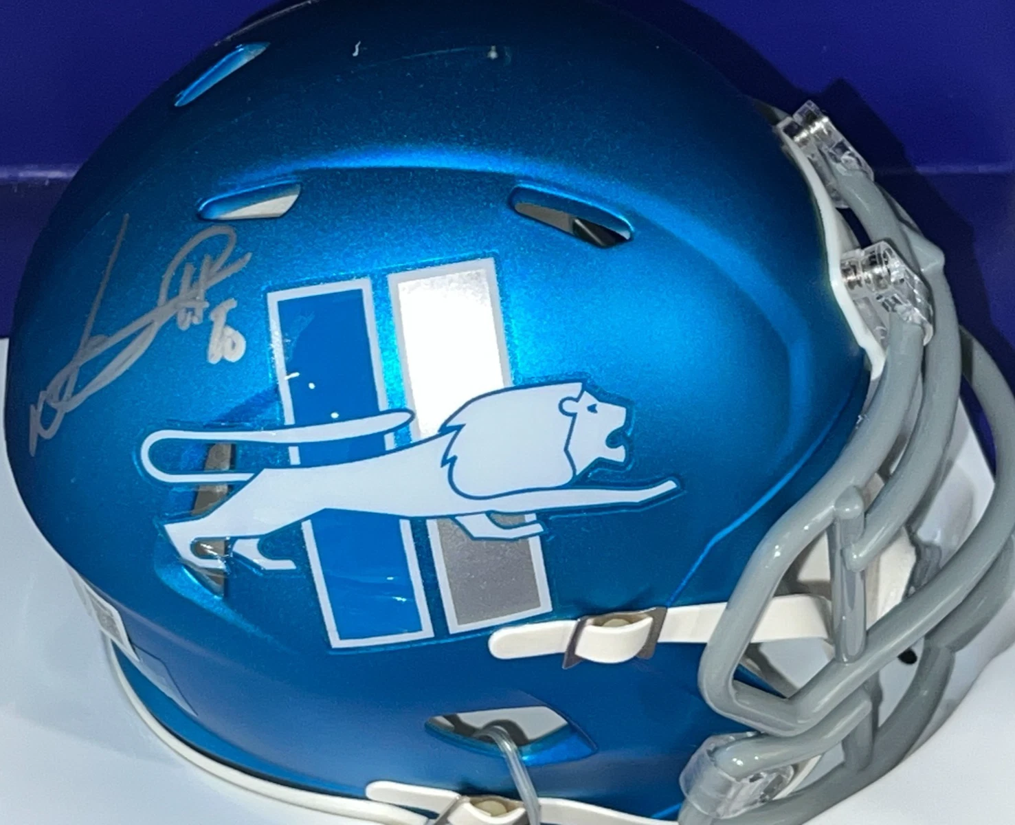 NDAMUKONG SUH DETROIT LIONS  BECKETT AUTHENTICATED  SIGNED ALTERNATE MINI HELMET