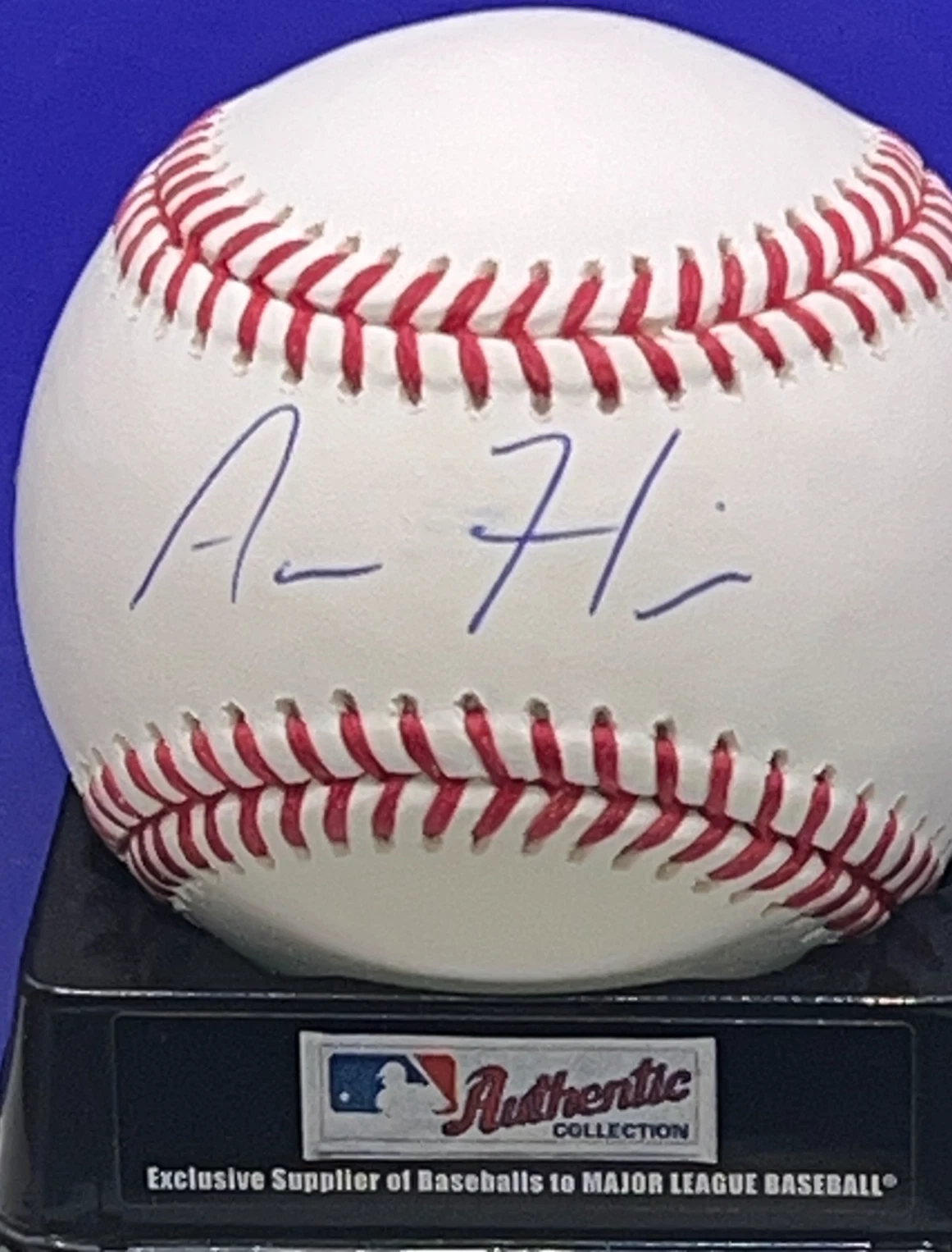 AARON HICKS NEW YORK YANKEES FANATICS / BECKETT AUTHENTICATED OML BASEBALL