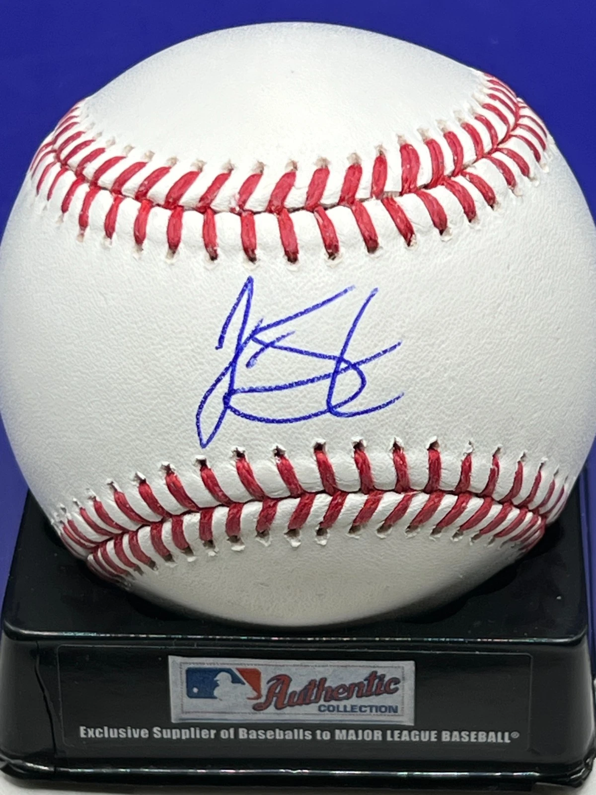 JUSTIN STEELE CHICAGO CUBS  BECKETT AUTHENTICATED SIGNED OML BASEBALL