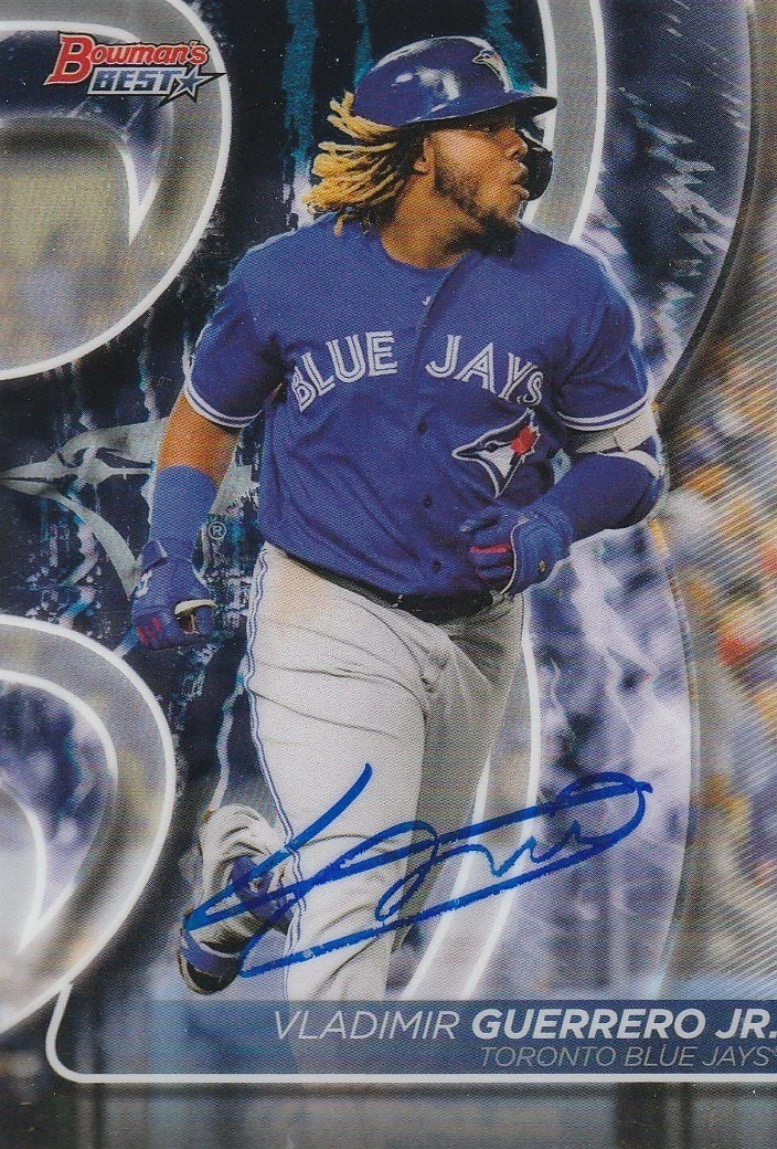VLADIMIR GUERRERO JR  TORONTO BLUE JAYS  2020 BOWMAN'S BEST SIGNED CARD #26