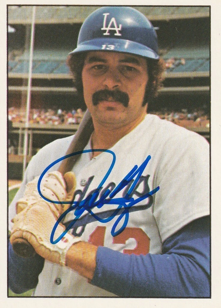 JOE FERGUSON LOS ANGELES DODGERS  SIGNED 1975 SSPC CARD #81