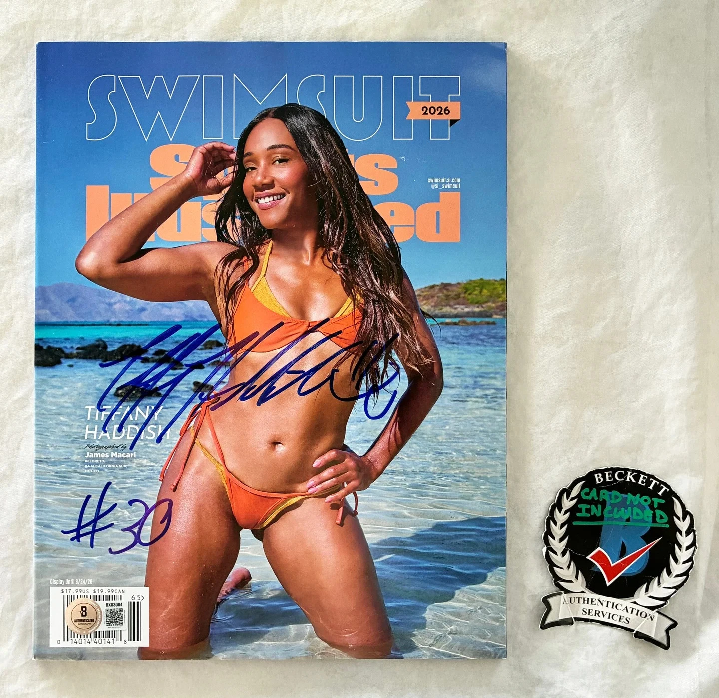 Tiffany Haddish Signed Magazine SI Swimsuit Beckett BAS COA