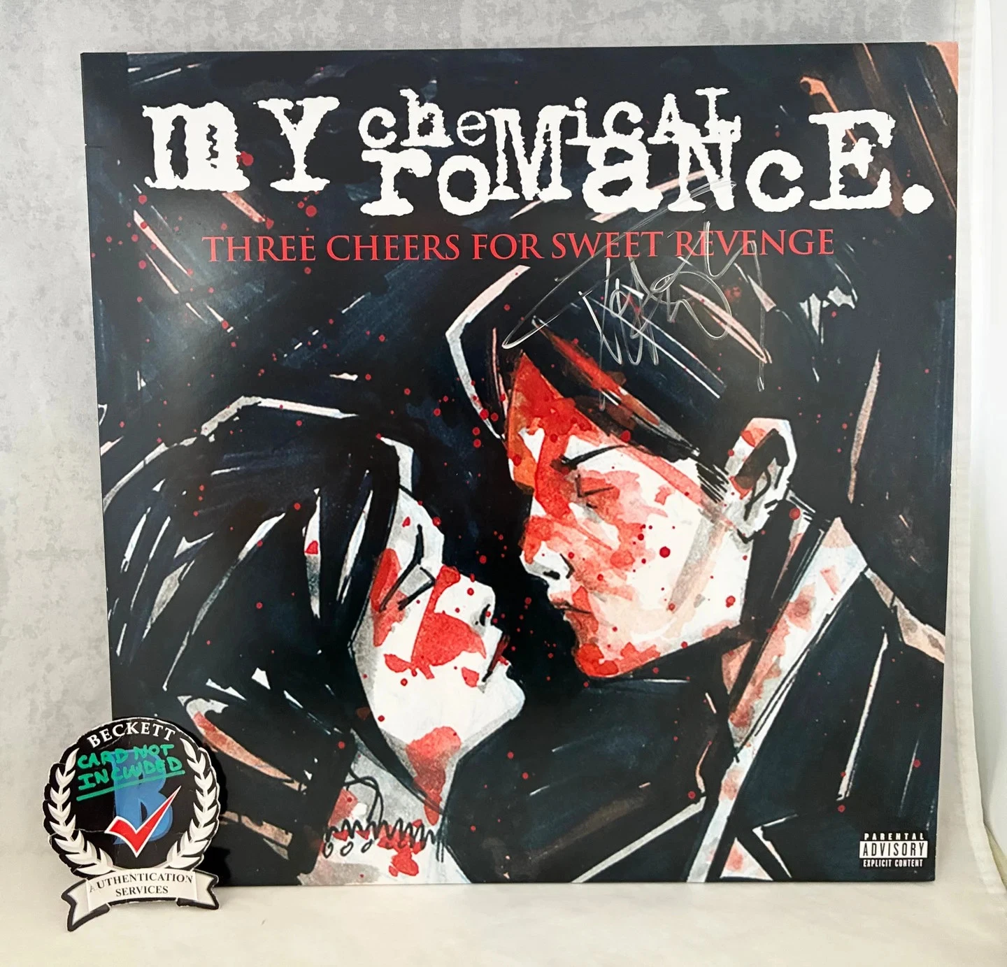 Frank Iero Signed Vinyl LP Album My Chemical Romance Life On The Murder Scene...