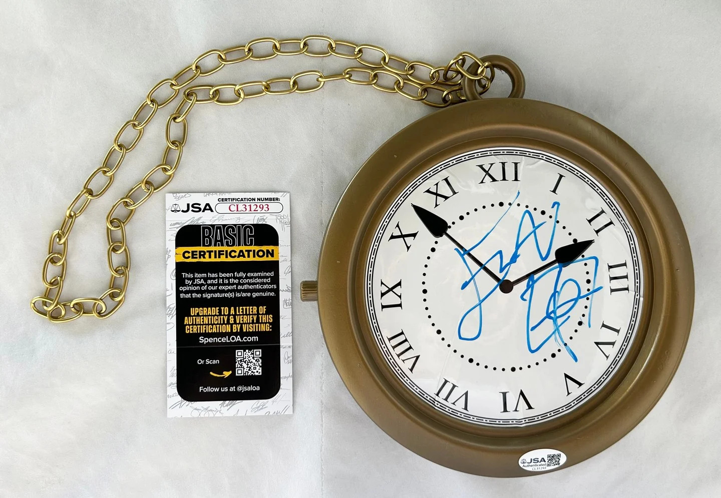 Flavor Flav Signed Clock JSA COA