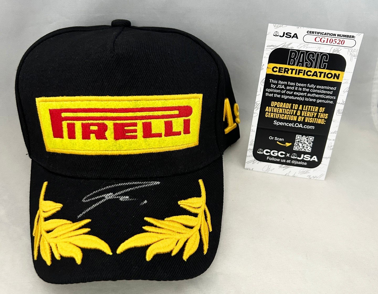 Nico Hulkenberg Signed Hat Stake Pirelli F1 Formula 1 JSA 1 COA