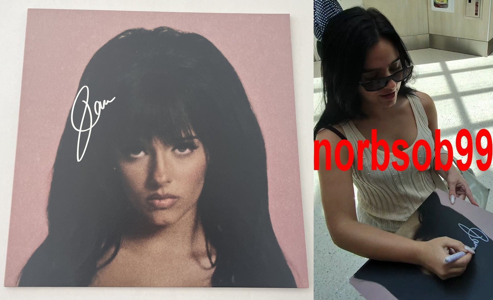 JESSIE MURPH SIGNED AUTOGRAPH SEX HYSTERIA VINYL w/EXACT VIDEO PROOF BECKETT COA