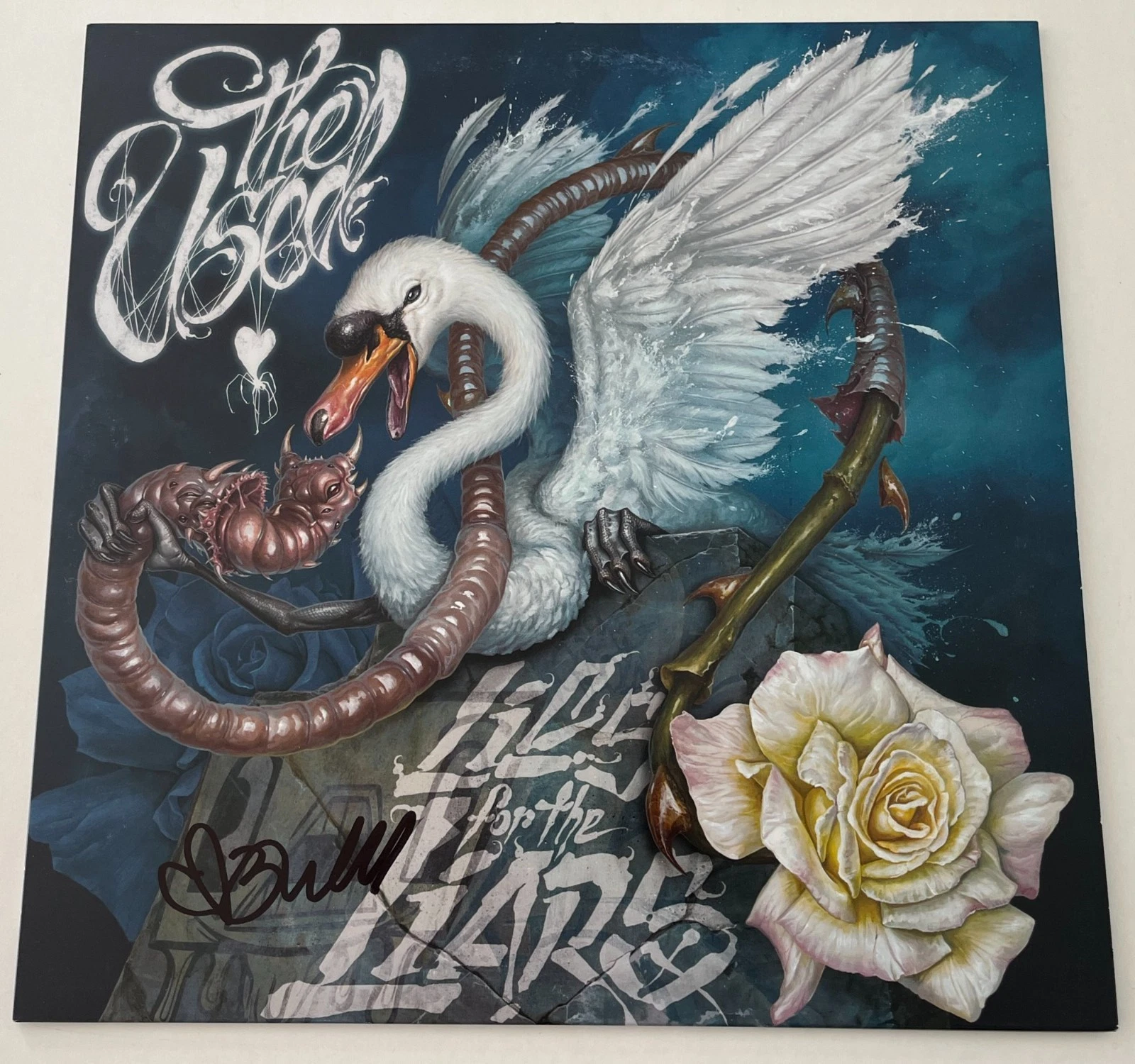 BERT MCCRACKEN THE USED SIGNED LIES FOR THE LIARS VINYL w/PROOF & BECKETT COA