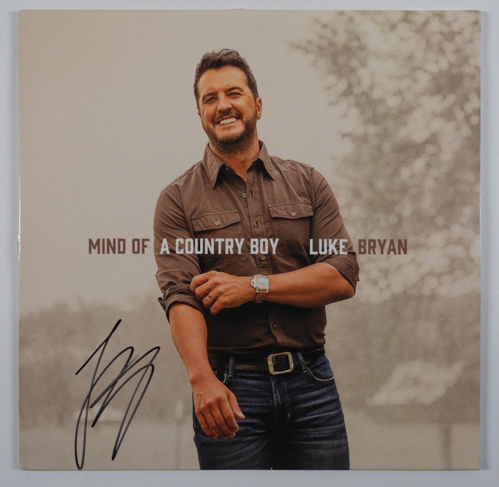 Luke Bryan JSA Signed Autograph Album Record Vinyl Mind Of A Country Boy