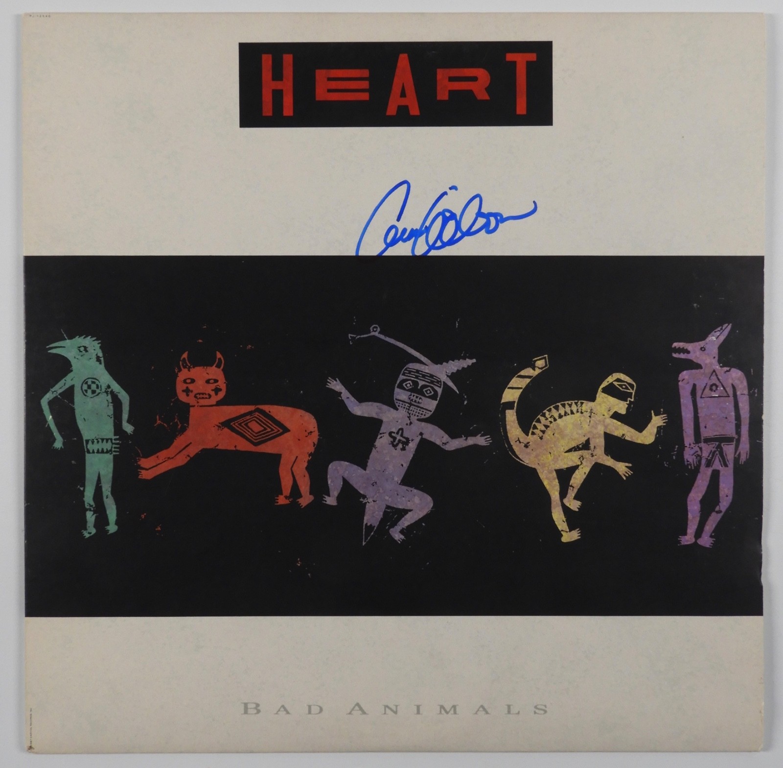 Heart Ann Wilson JSA Signed Autograph Record Album Vinyl Bad Animals