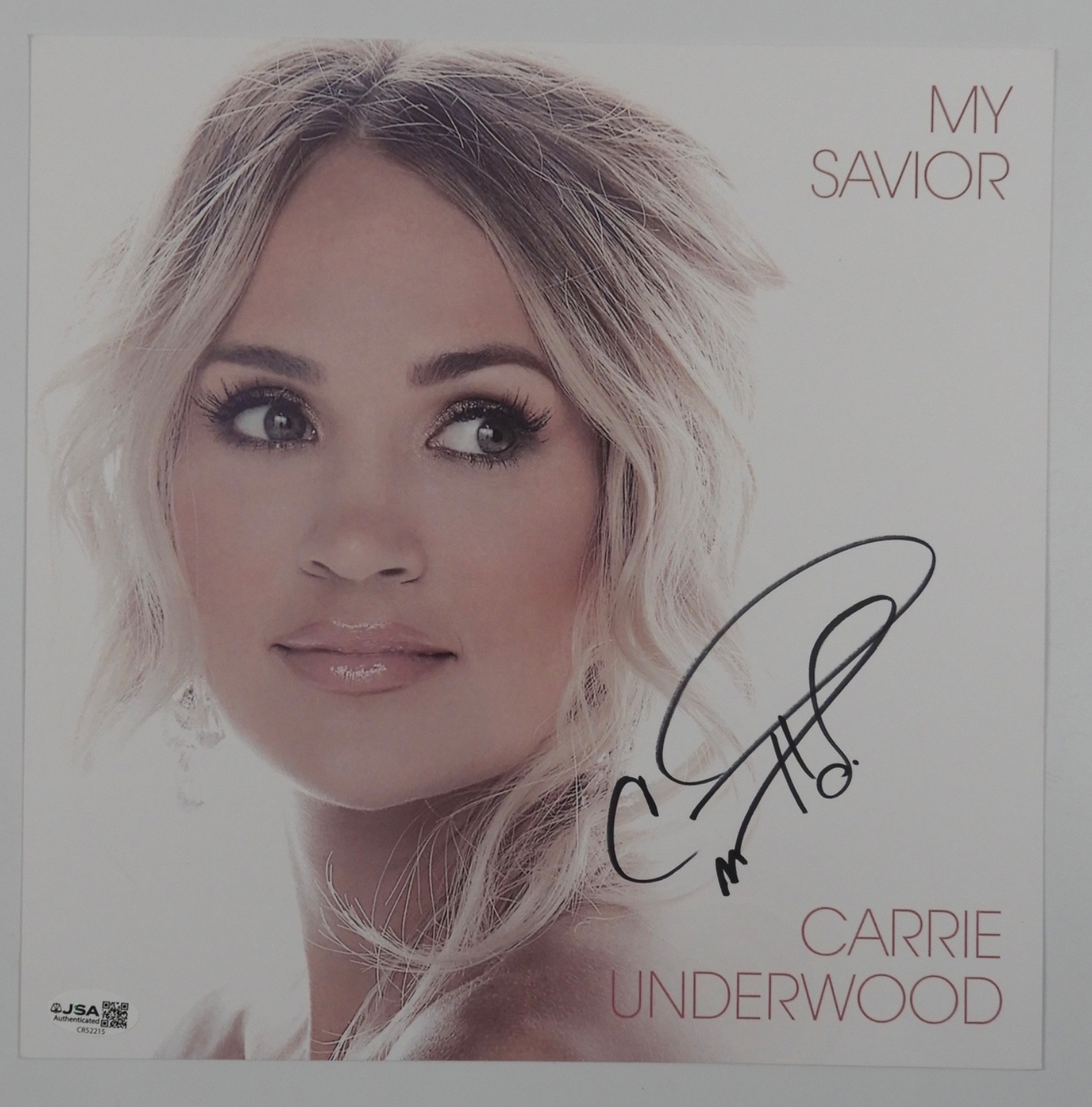 Carrie Underwood JSA Signed Autograph Insert Record Album Vinyl My Savior