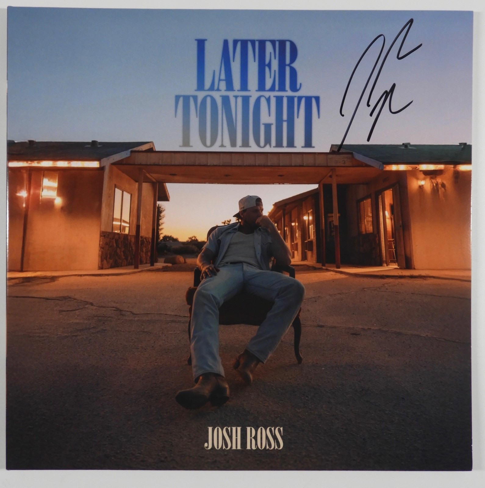 Josh Ross JSA Signed Autograph Album Record Vinyl Later Tonight