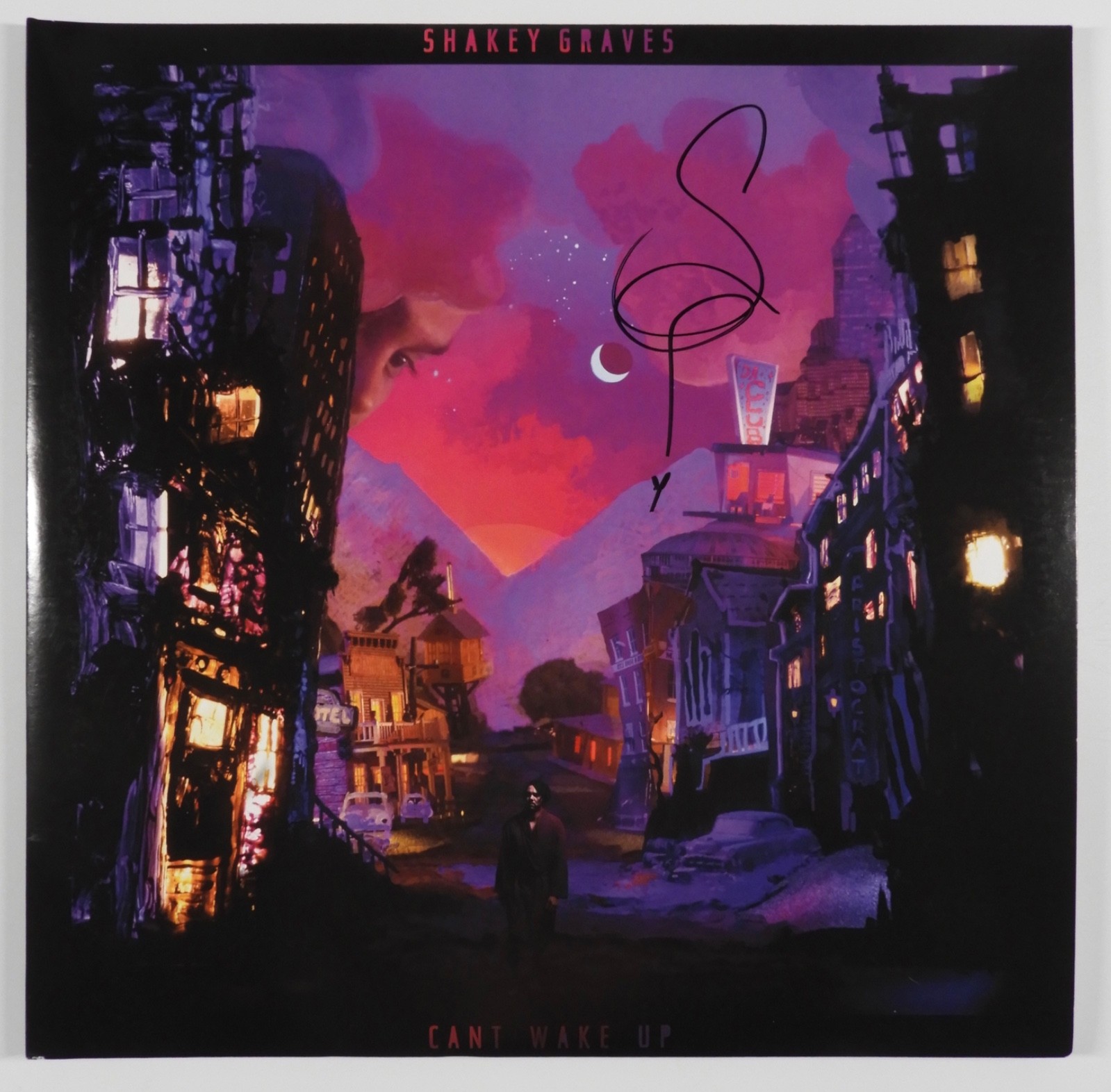 Shakey Graves JSA Signed Autograph Album Vinyl Record Can't Wake Up