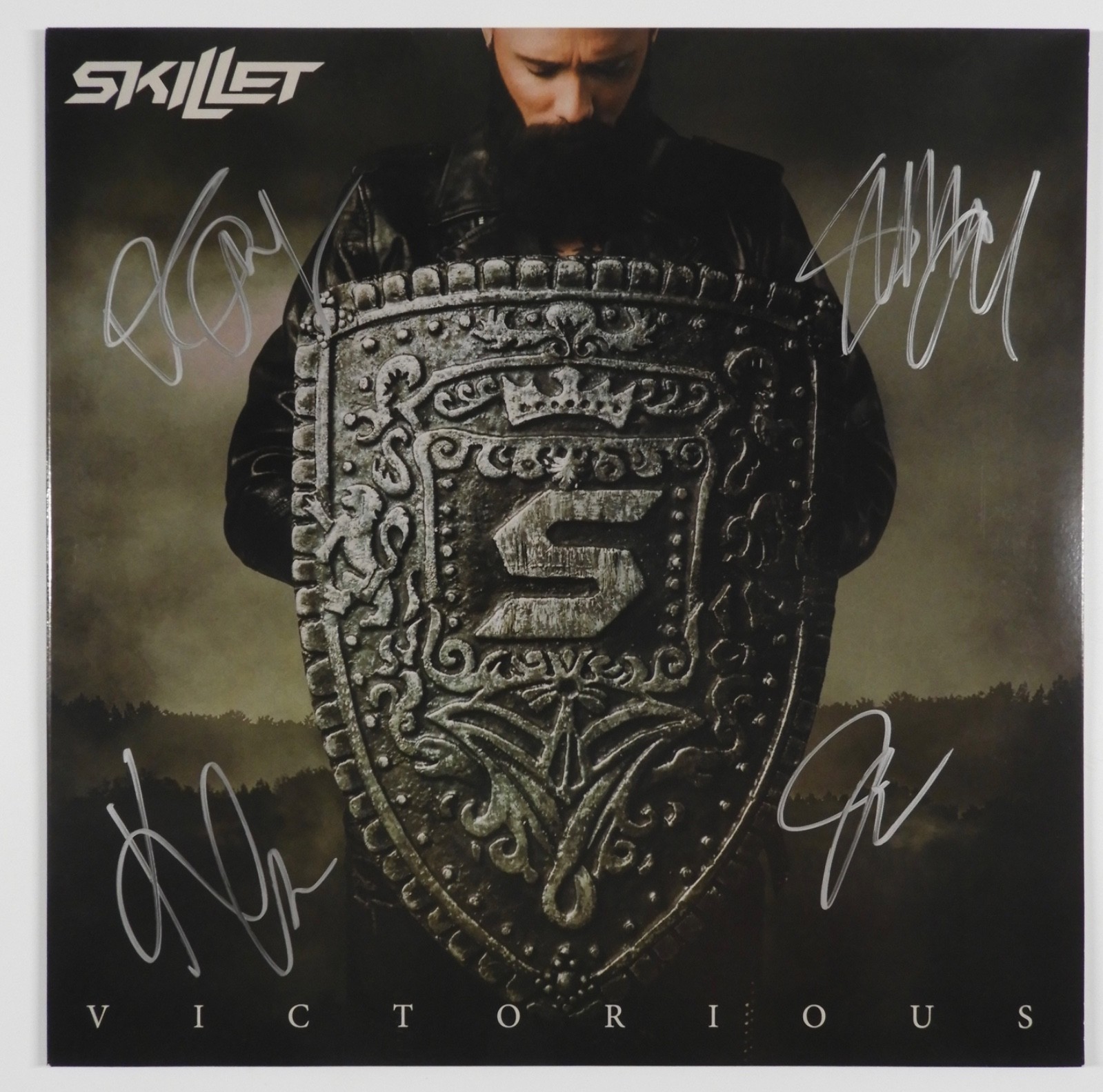 Skillet JSA Signed Autograph Album Record Vinyl Victorious