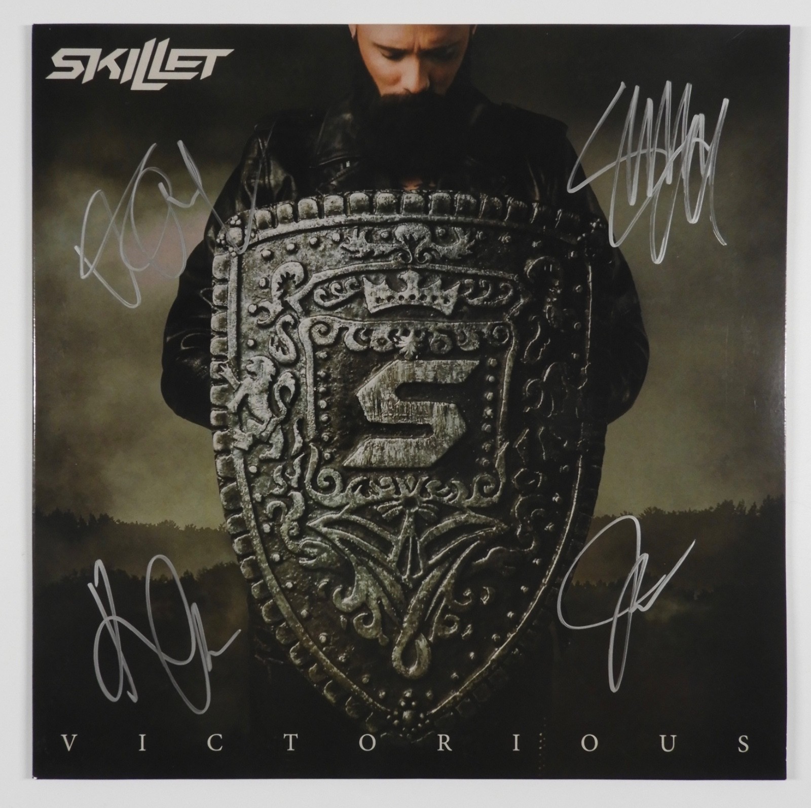 Skillet JSA Signed Autograph Album Record Vinyl Victorious