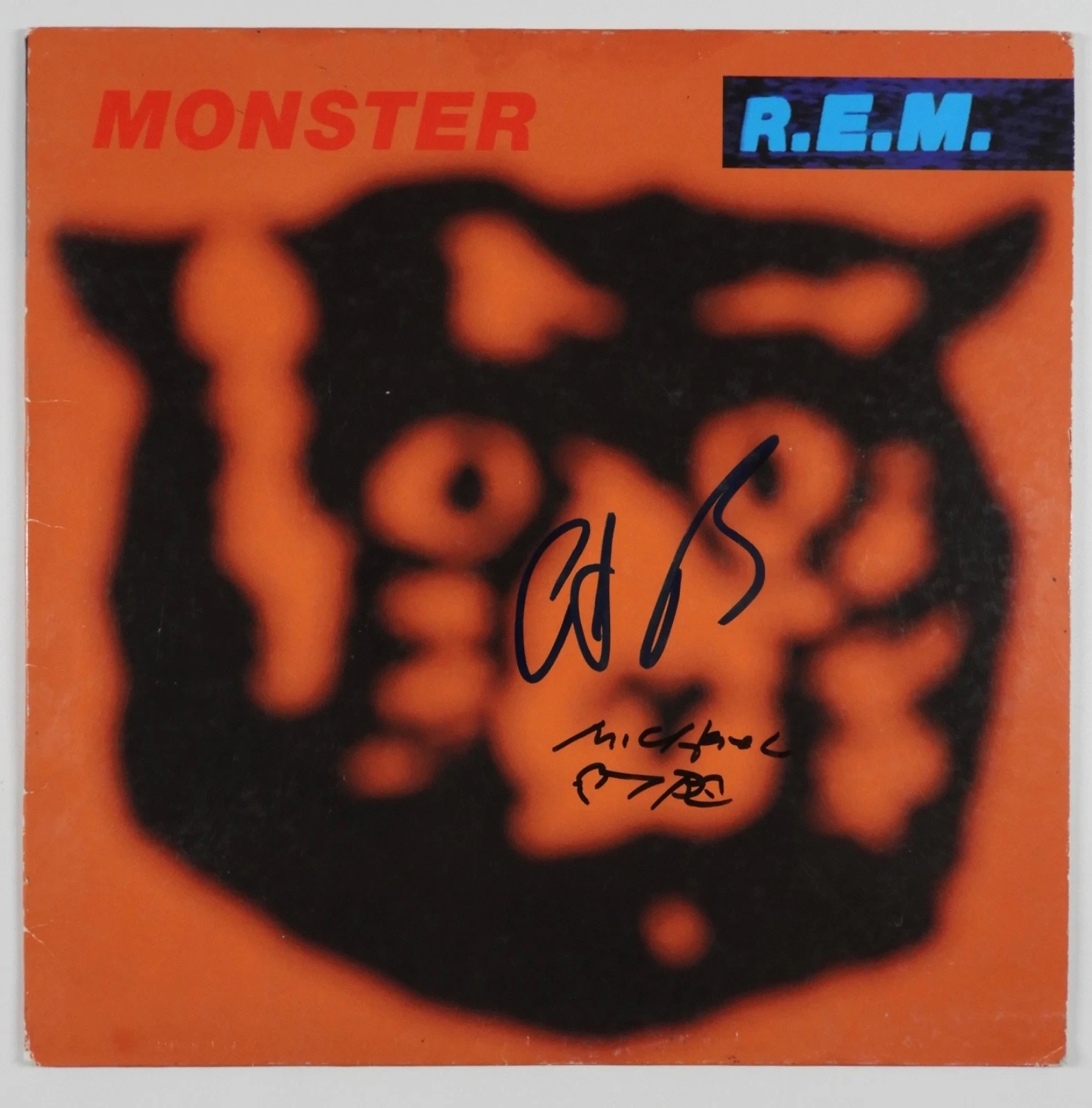 R.E.M. JSA Signed Autograph Vinyl Record Album Michael Stipe Peter Buck REM