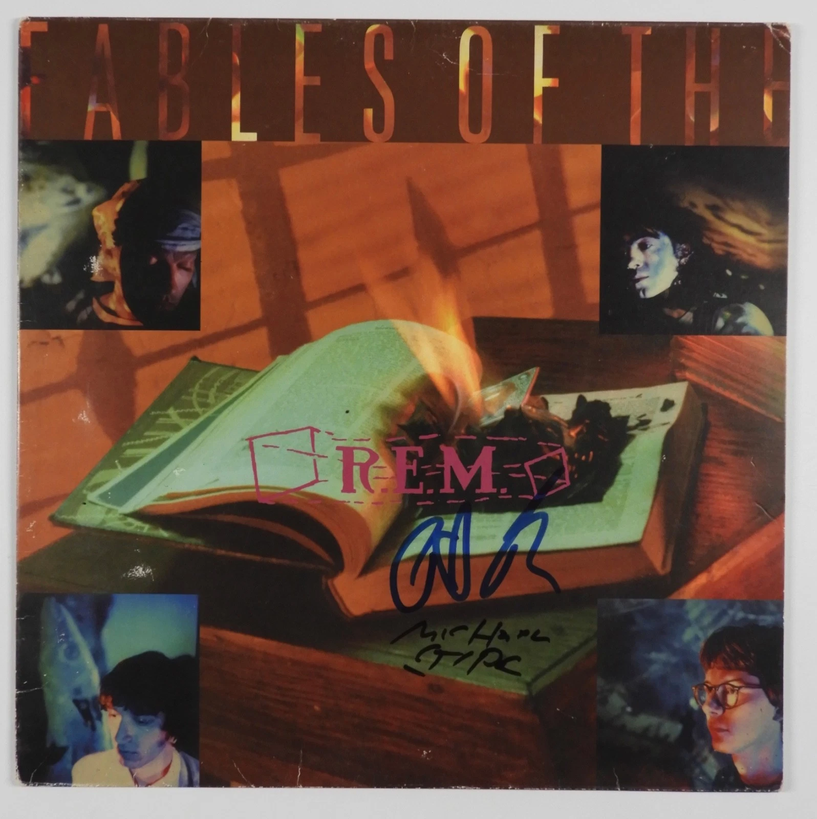 R.E.M. JSA Signed Autograph Vinyl Record Album Michael Stipe Peter Buck REM