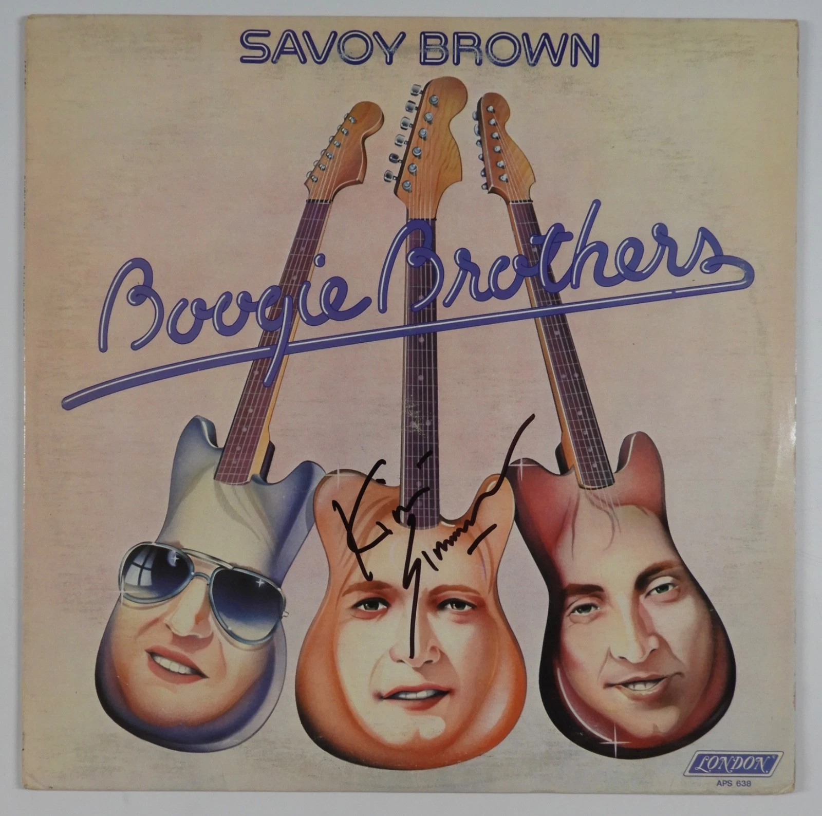 Savoy Brown Kim Simmonds JSA Signed Autograph Album Record Vinyl Boogie Brothers