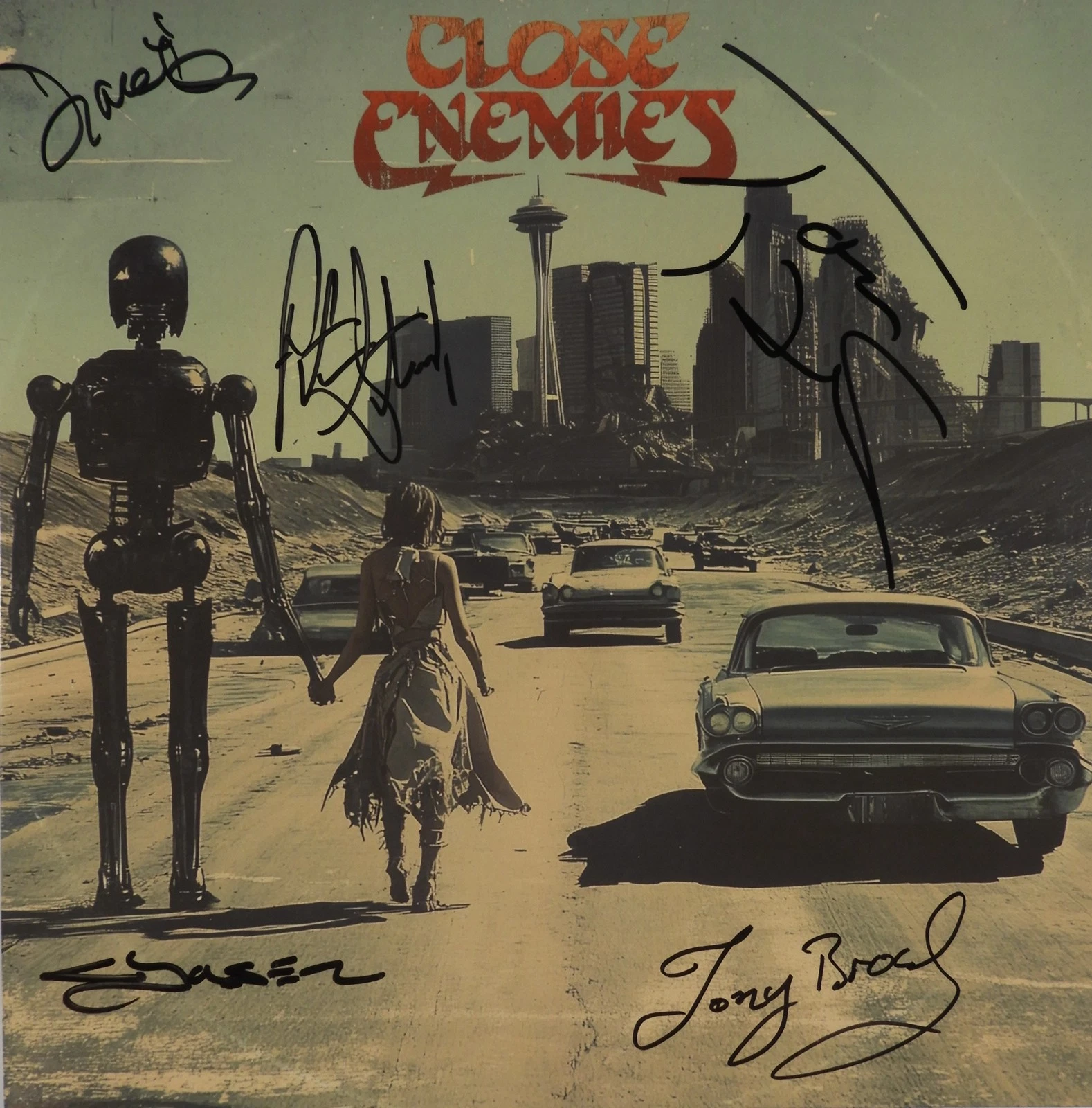 Close Enemies JSA Signed Autograph Album Vinyl Record
