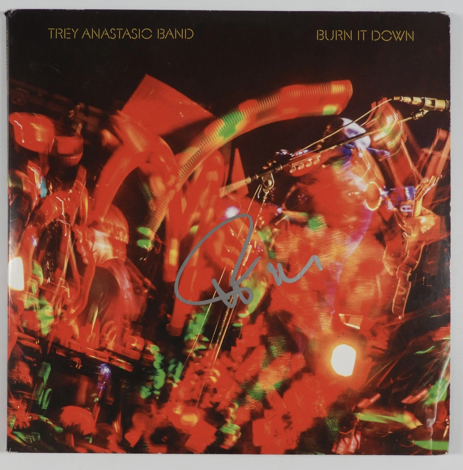 Trey Anastasio Band JSA Signed Autograph Album Vinyl Record Burn It Down