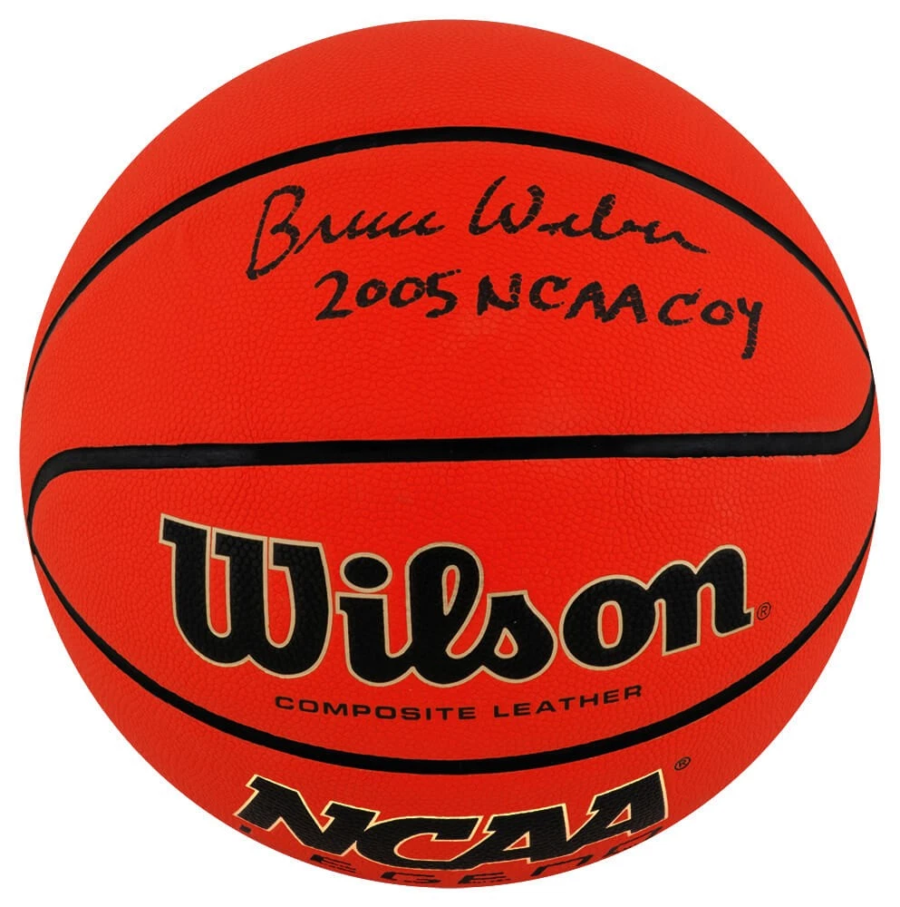 Bruce Weber Signed Wilson NCAA Full Size Basketball w/2005 Final 4 -SCHWARTZ COA