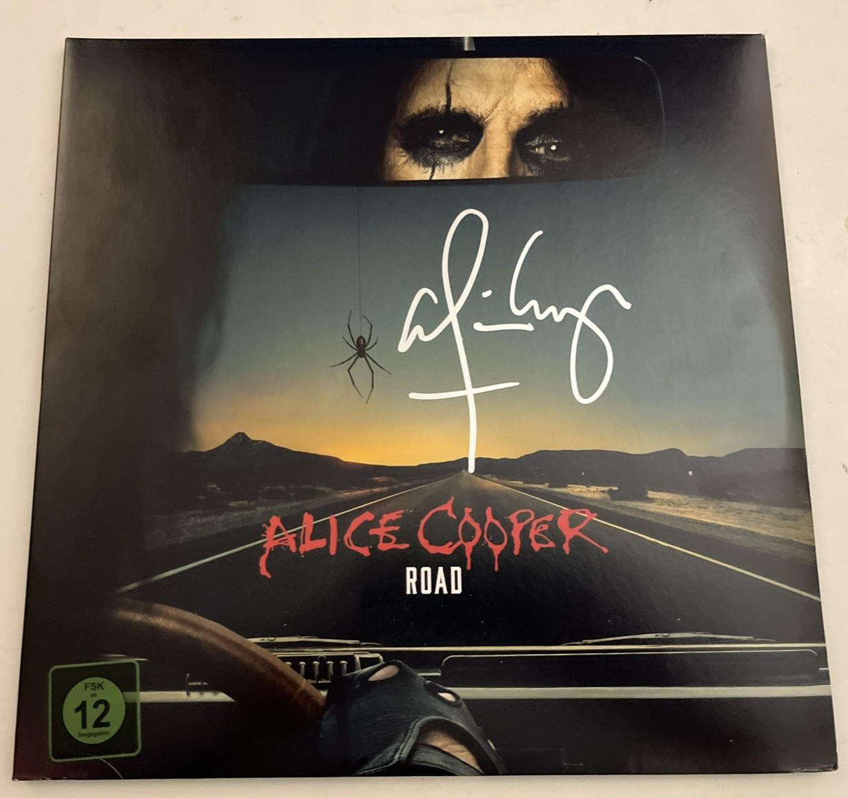 Alice Cooper ROAD Signed Autographed Record LP Beckett Certified