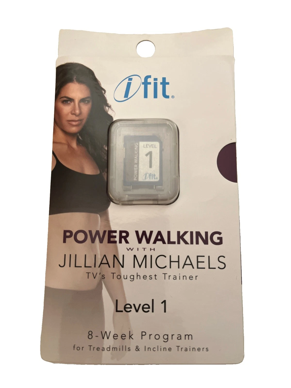 iFit Jillian Michaels Lose Weight Lvl 1 SD Card Workout Treadmill Elliptical B11