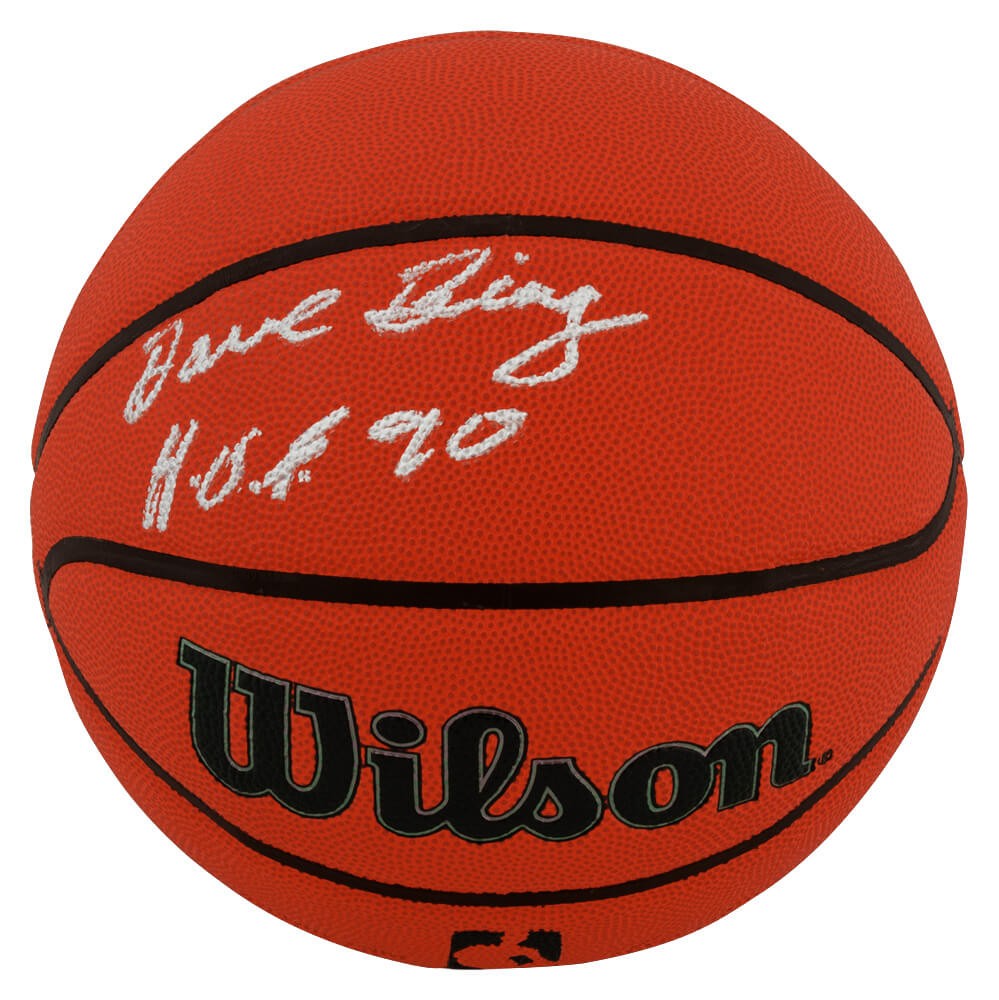Dave Bing Signed Wilson Indoor/Outdoor NBA Basketball w/HOF'90  - (SCHWARTZ COA)