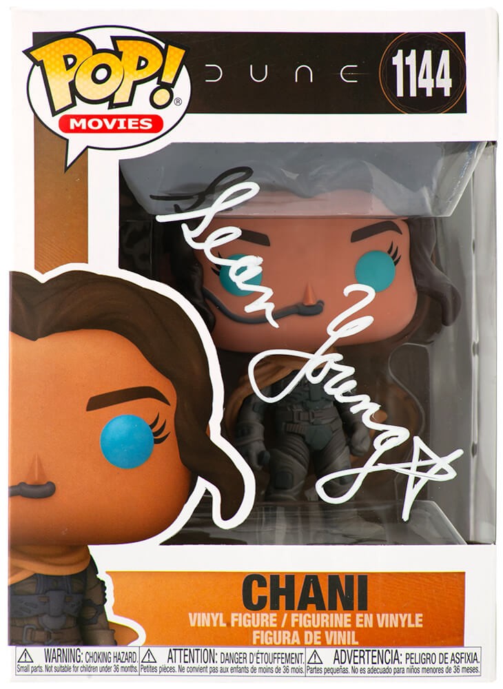 SEAN YOUNG SIGNED DUNE CHANI FUNKO POP DOLL #144 – (SCHWARTZ SPORTS COA) COLLECTIBLE MEMORABILIA