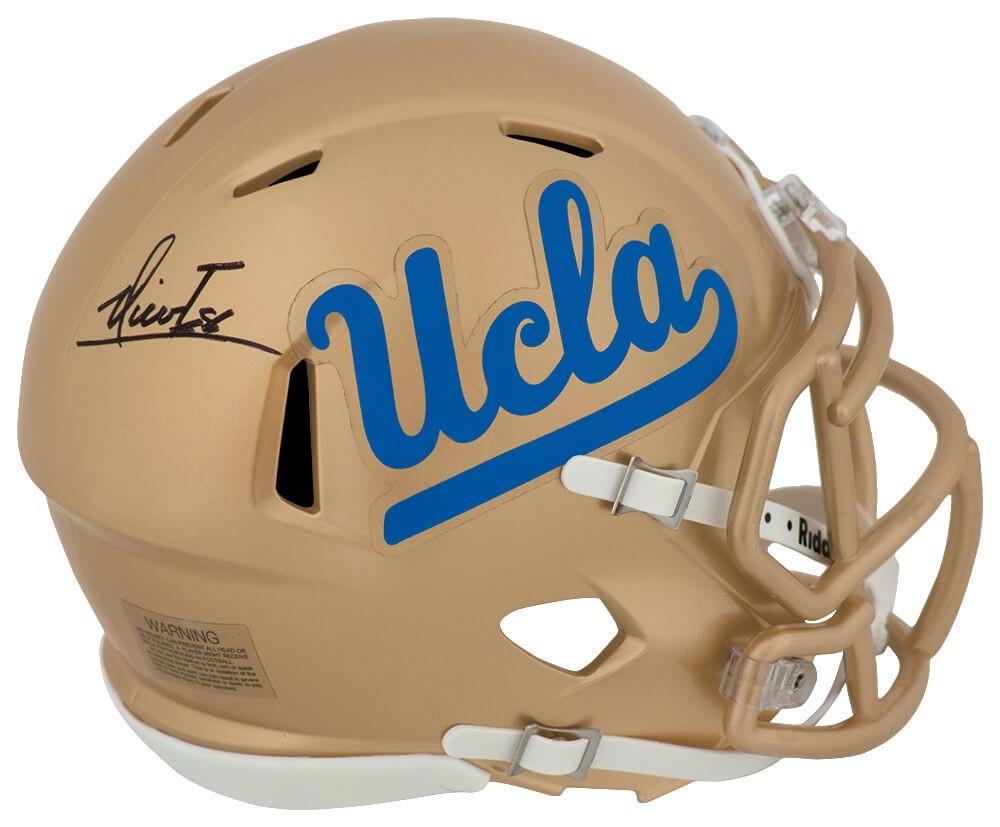 Nico Iamaleava Signed UCLA Riddell Speed Mini Helmet  - (SCHWARTZ COA)