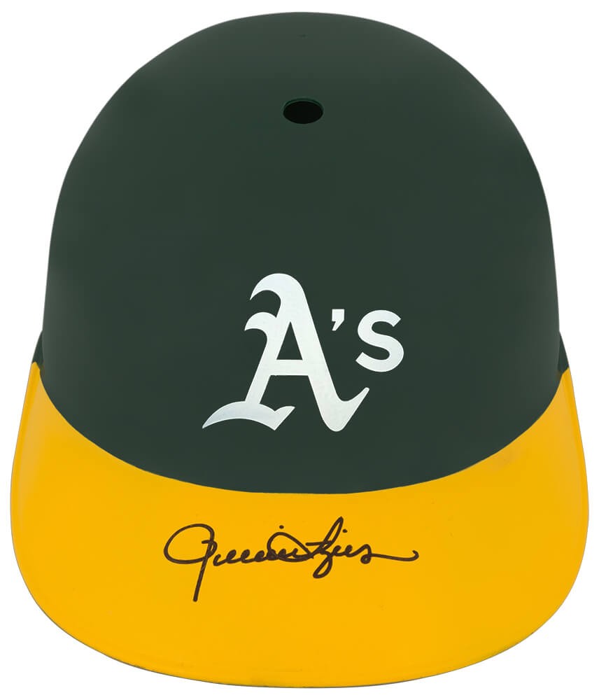 Rollie Fingers Signed Oakland A's Souvenir Replica Batting Helmet (SCHWARTZ COA)