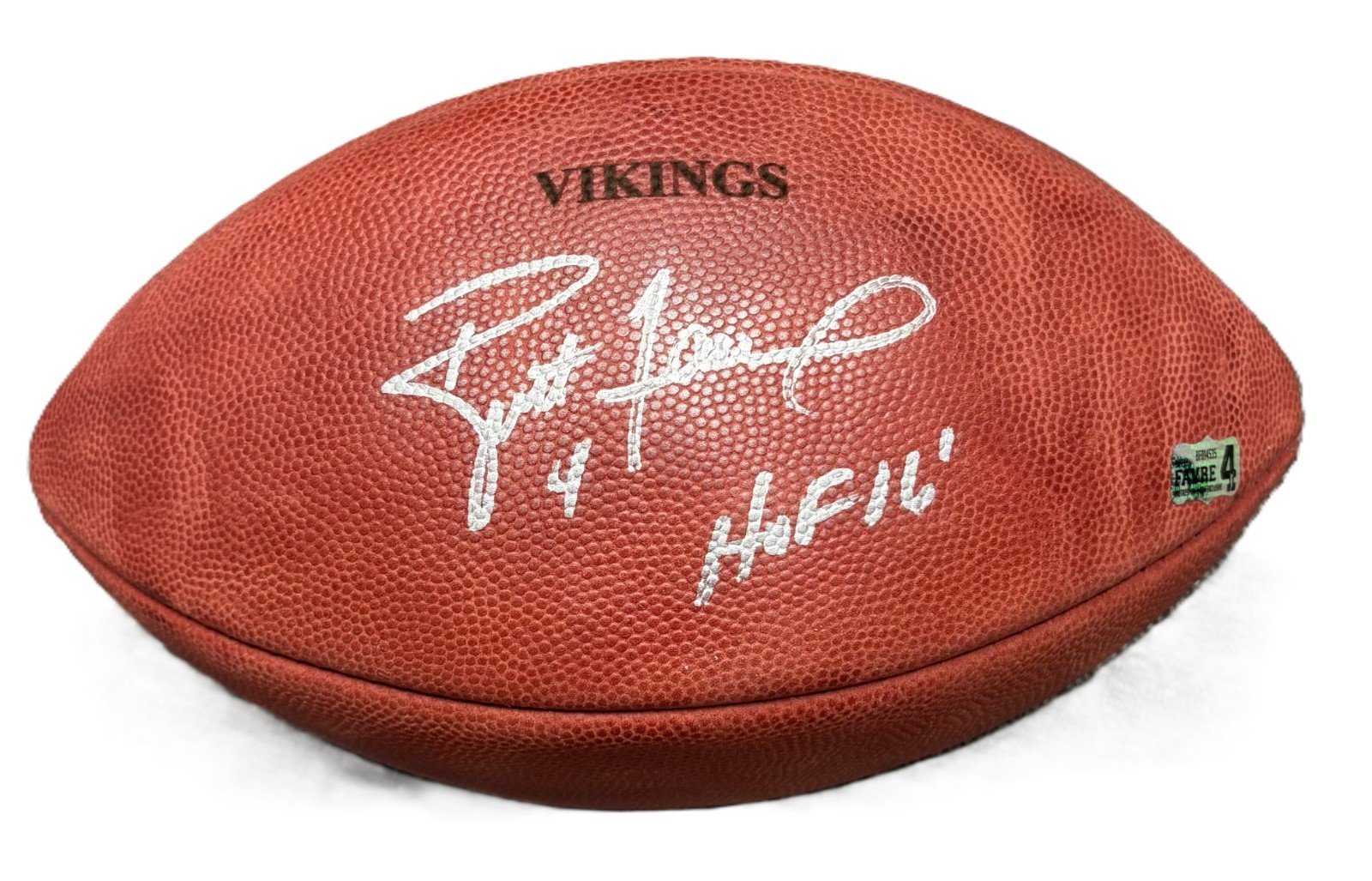 Brett Favre Signed Auto HOF 16 Game Issued Vikings NFL Football JSA COA