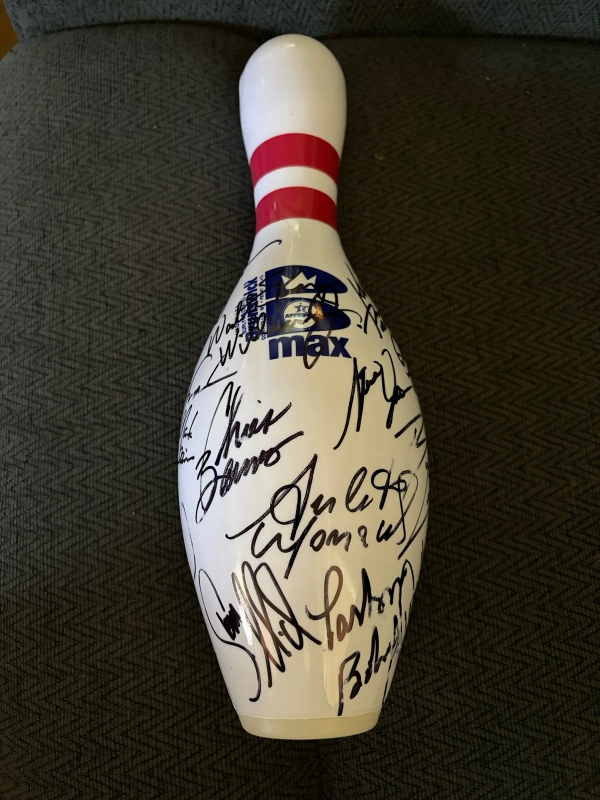 28 Professional Bowling Legends Signed Pba Pin Pete Weber Norm Duke Belmo WRWJ