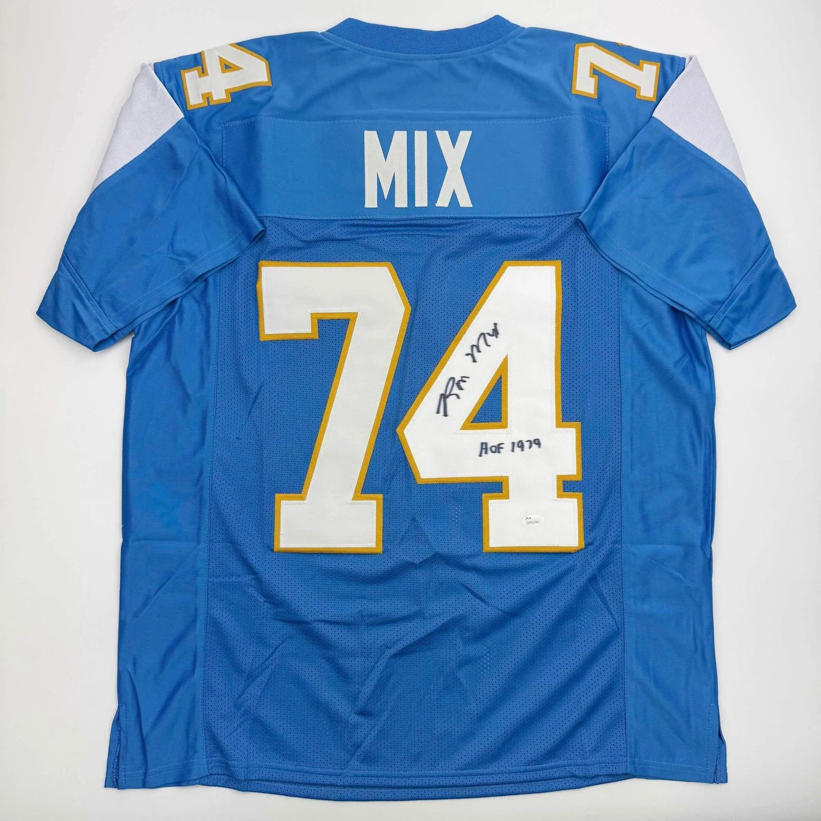 Autographed/Signed RON MIX 