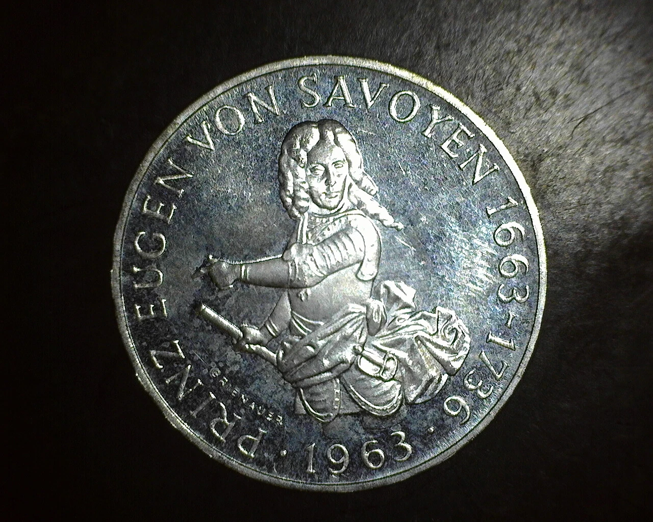 1963 Austria 25 Schilling Silver Proof